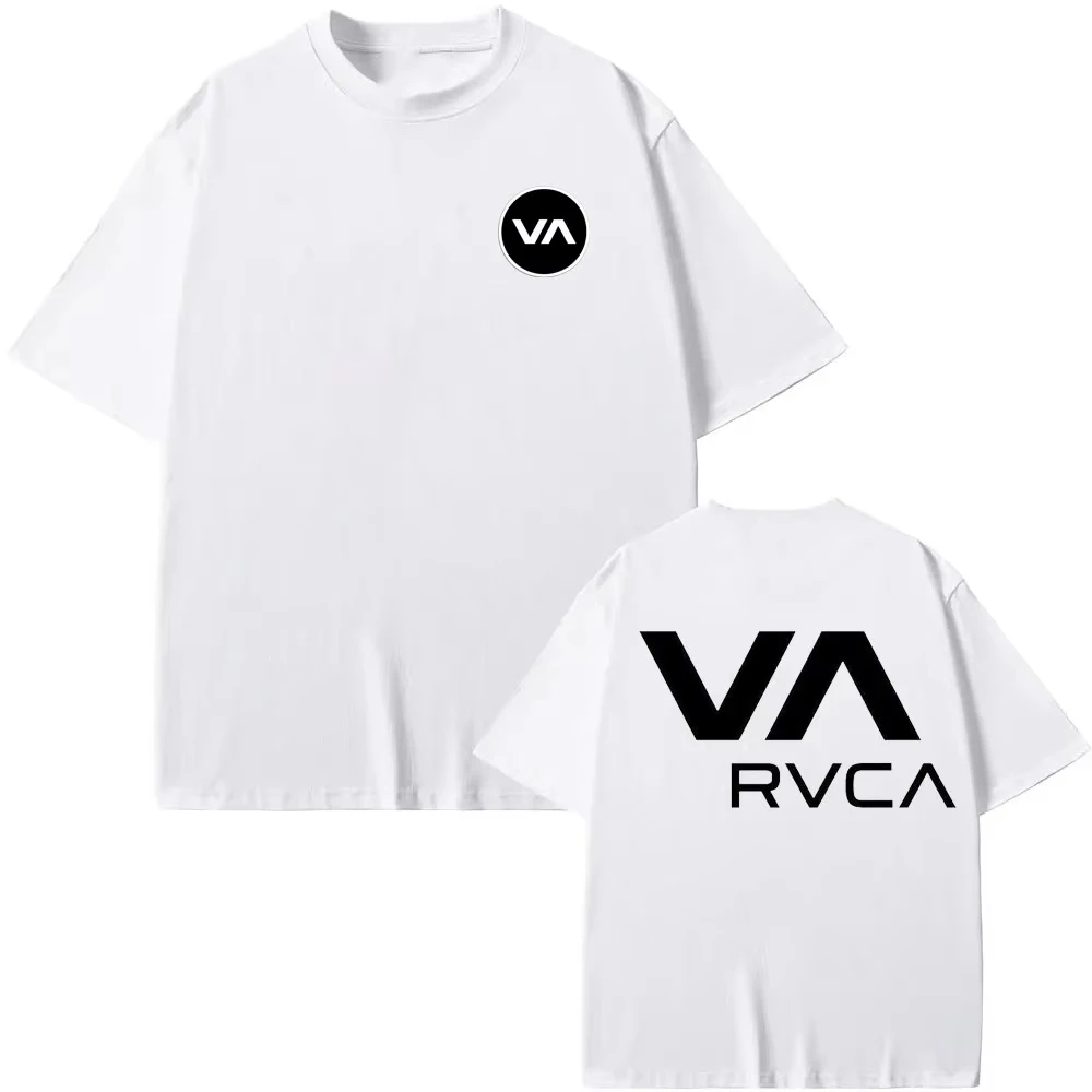 Streetwear Brand Clothing - تي شيرت أسود من RVCA، قميص