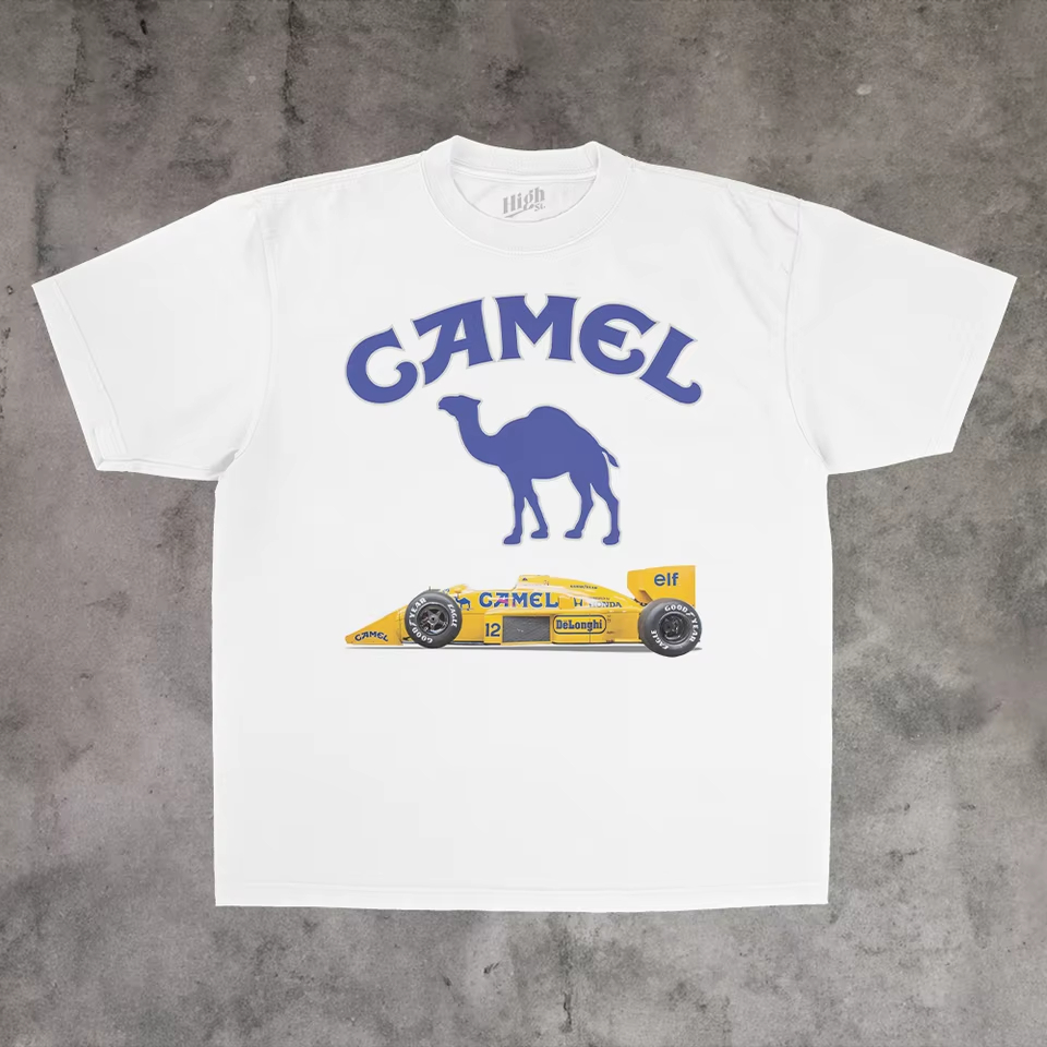 تي شيرت كلاسيكي بتصميم إعلاني  - مراجعة Streetwear Brand Vintage وسعره